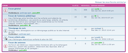 cliquez pour accéder au forum