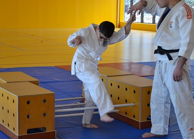 Séance adapté de judo : illustration